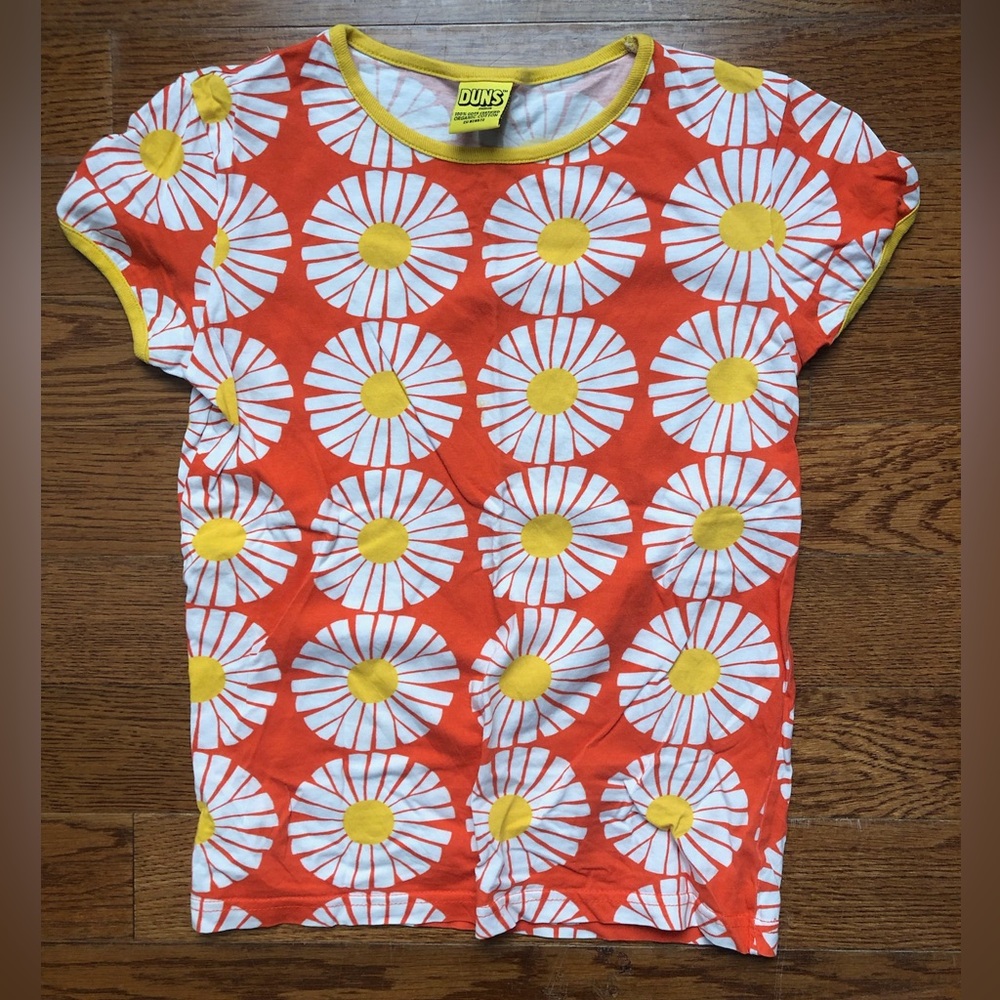 DUNS short sleeve shirt with flowers